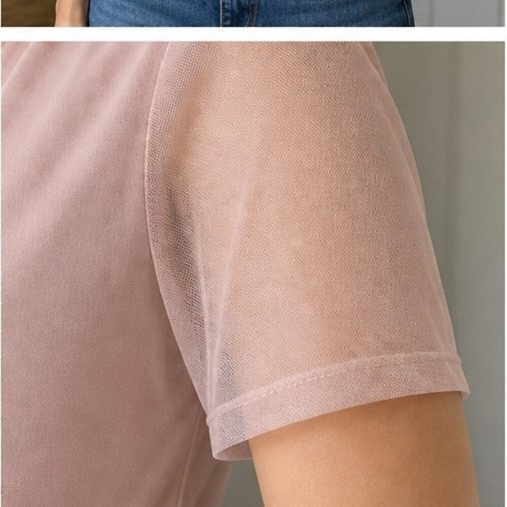 Blush Ruffle Blouse - Picture 5 of 6
